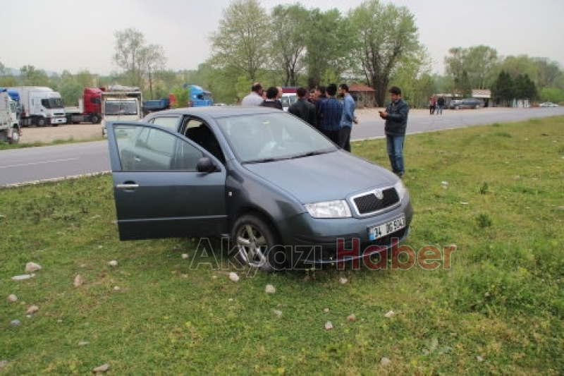 Trafik Kazasına Karışan Dodge Kamyon Kaçtı