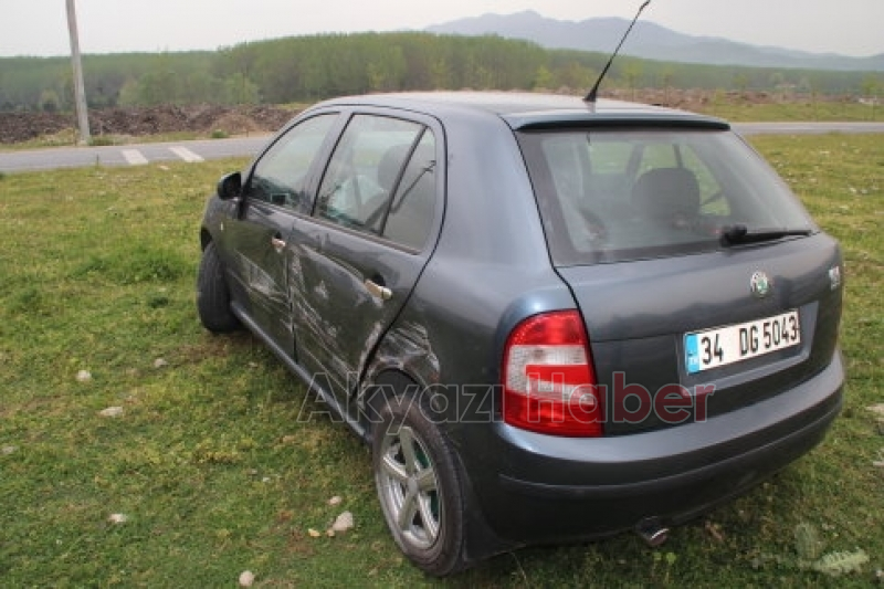 Trafik Kazasına Karışan Dodge Kamyon Kaçtı