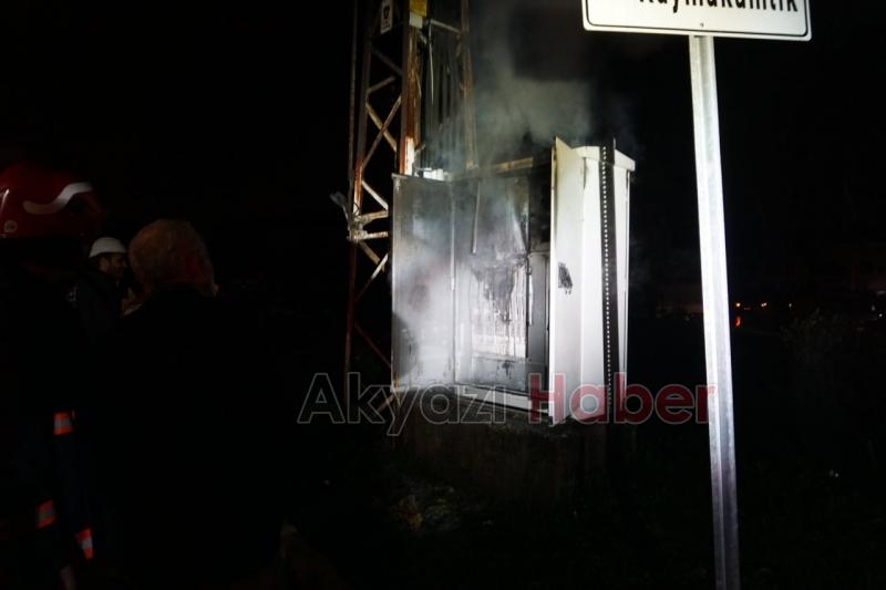 Trafo Yangını Korkuttu