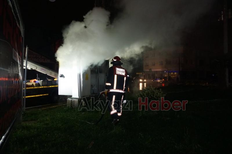 Trafo Yangını Korkuttu
