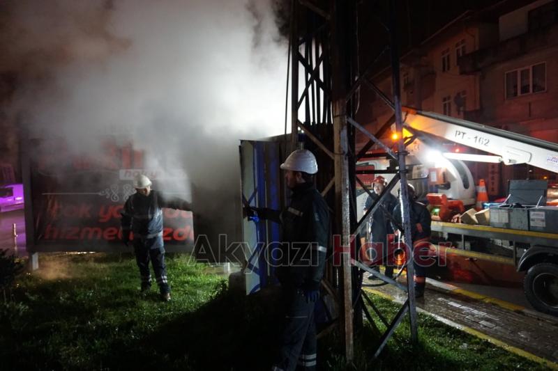 Trafo Yangını Korkuttu