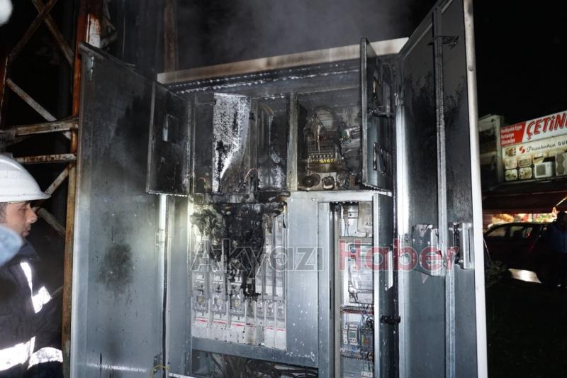 Trafo Yangını Korkuttu