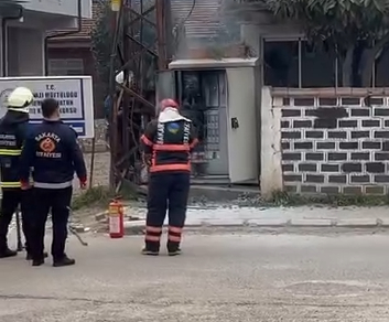 Trafoda yangın çıktı