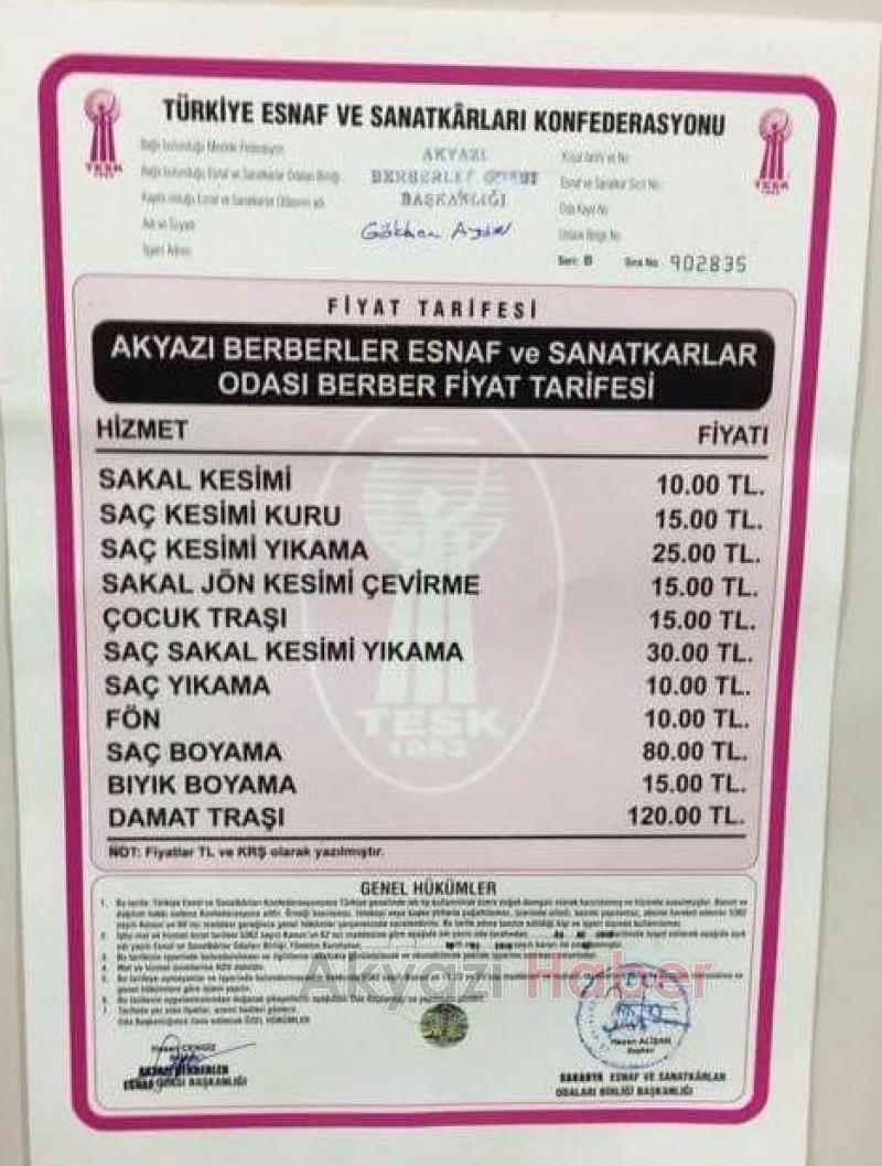 Traş Ücretlerine Zam