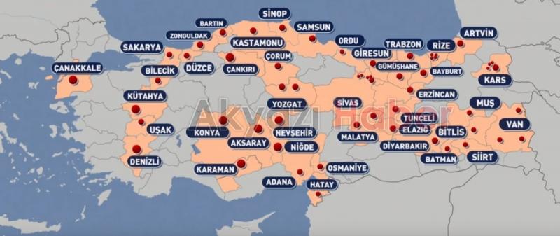 Türkiye de karantinaya alınan yerlerin sayısı artıyor