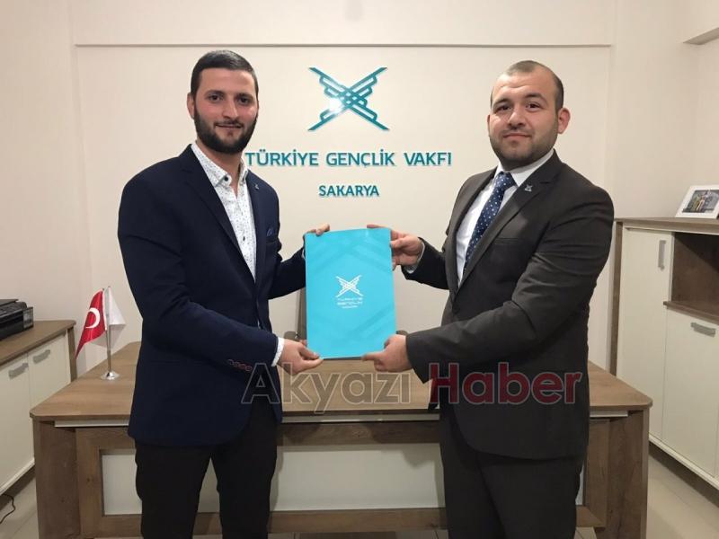 Türkiye Gençlik Vakfı (TÜGVA) Akyazı İlçe Temsilciliğine Atahan Ahmet Tekir atandı