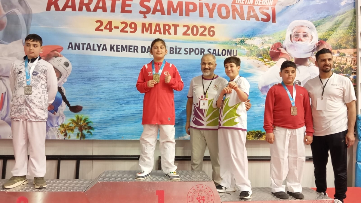 Türkiye Şampiyonasından 3 Altın 2 Gümüş madalya 