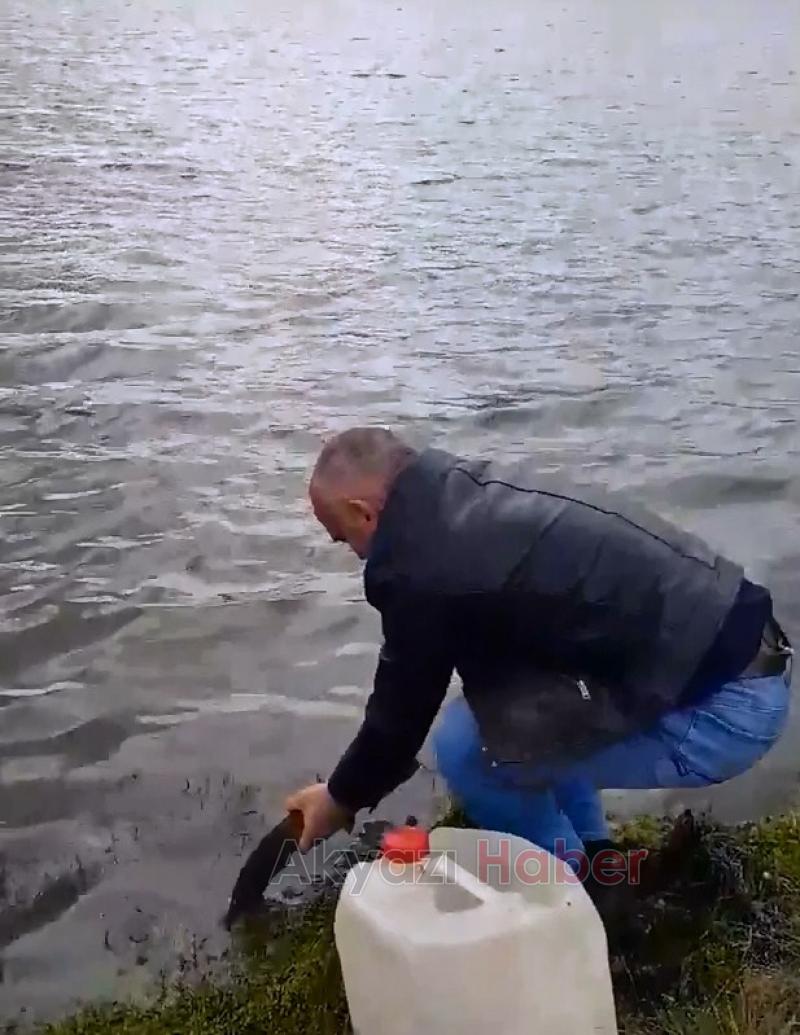 Tuttuğu Balıkları Göle Bıraktı
