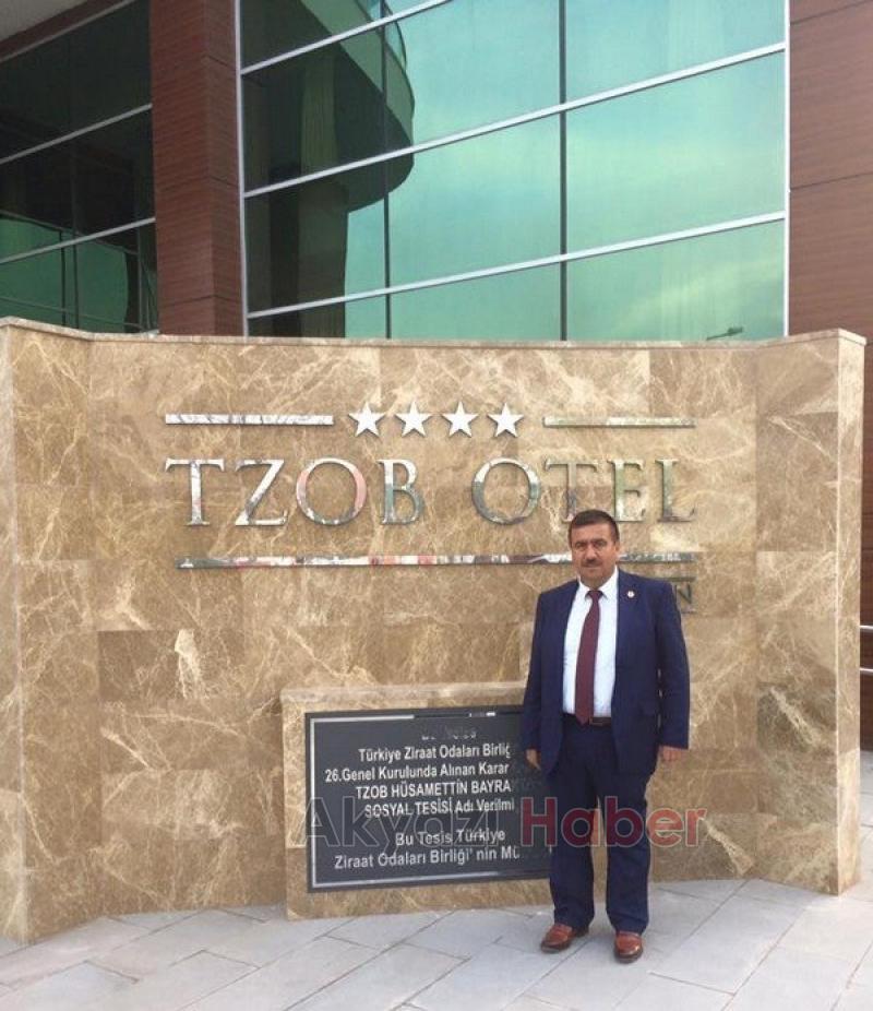 TZOB Başkanı Şemsi Bayraktar Bekir Durmuş u Ağırladı