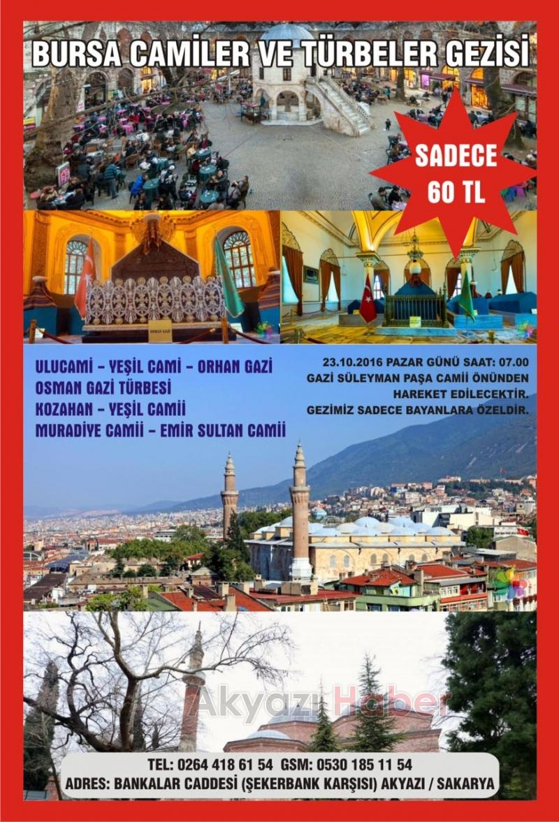 Ulusoy Turizmden Kapadokya ve Bursa Cami ve Türbeler Gezisi