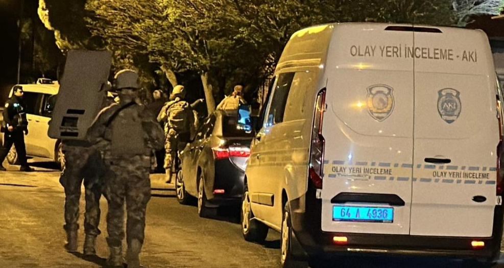 Uşak'ta ihbara giden polis ekiplerine ateş açıldı: 2 polis yaralı