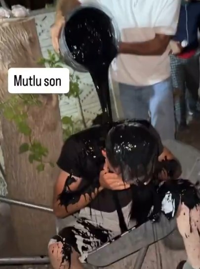 Ustalığa yükselen gencin başından aşağı motor yağı döktüler
