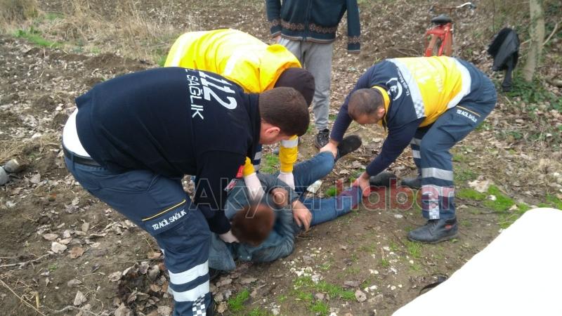 Uyuşturucu Madde Alan Genç Tarlada Bayıldı