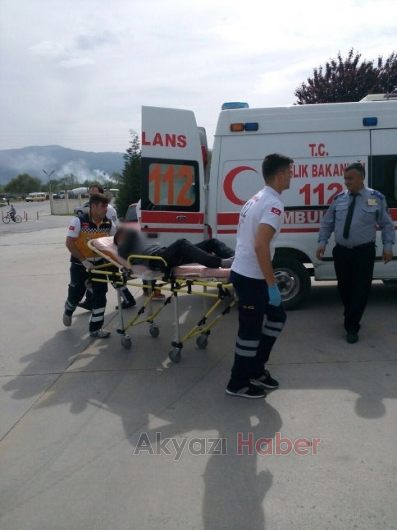 Uyuşturucu İçen Genç Hastaneye Kaldırıldı