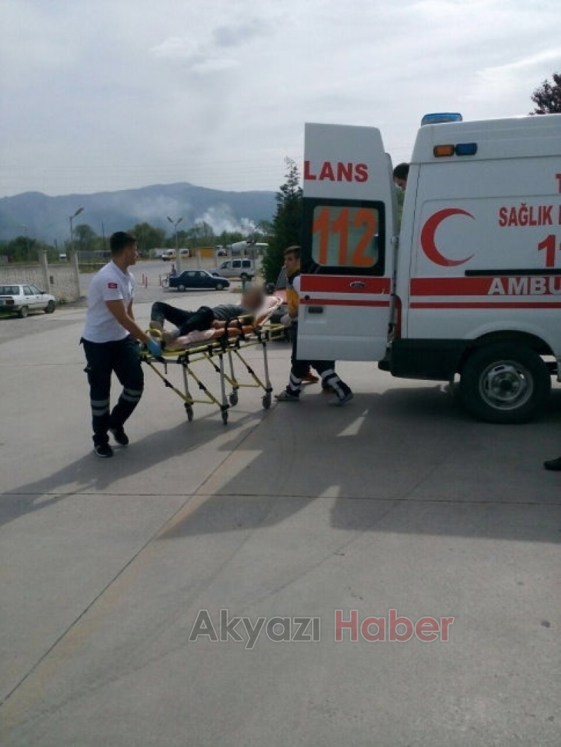 Uyuşturucu İçen Genç Hastaneye Kaldırıldı