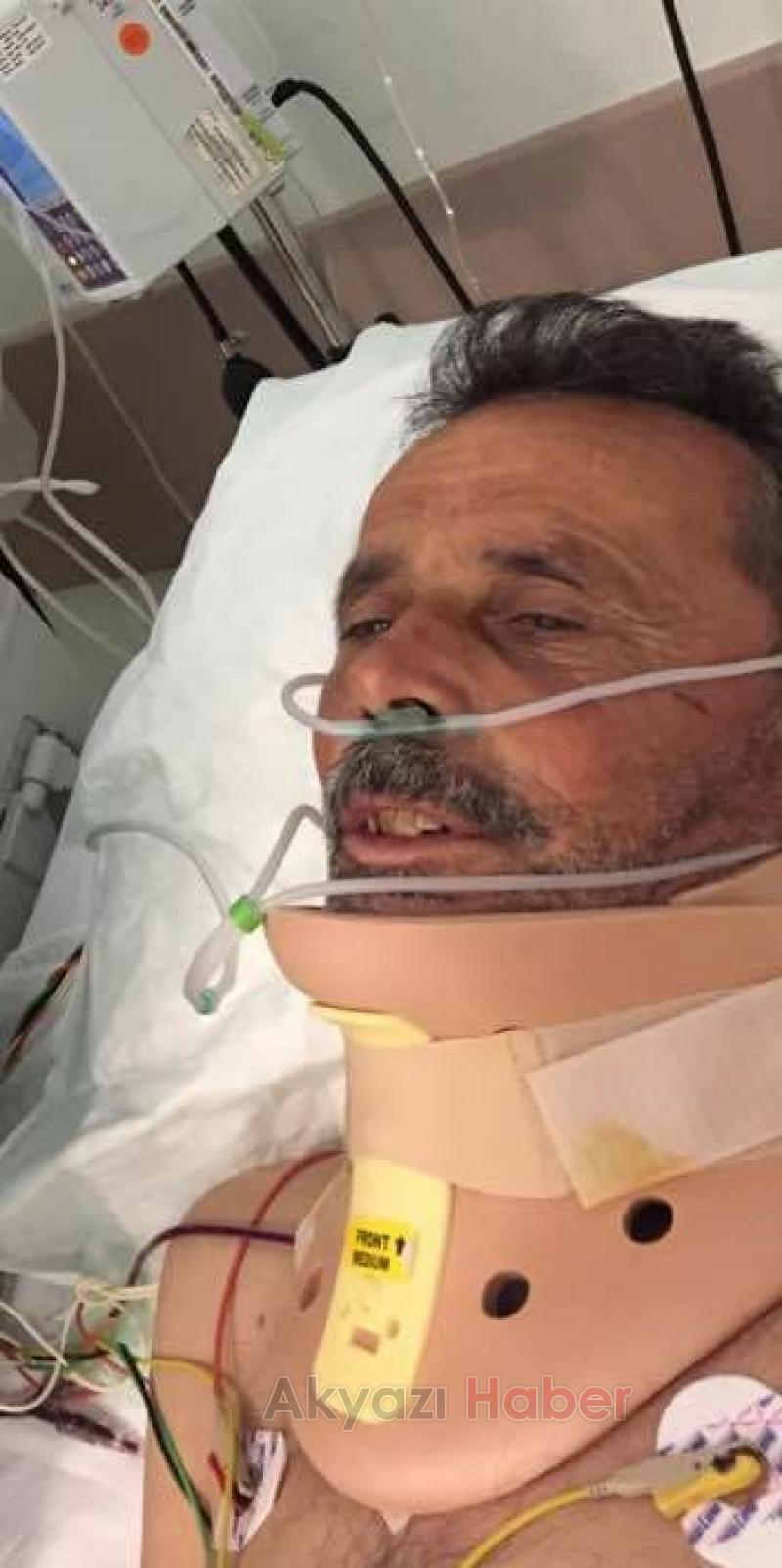 Üzerine Ağaç Devrildi Hastaneye Kaldırıldı