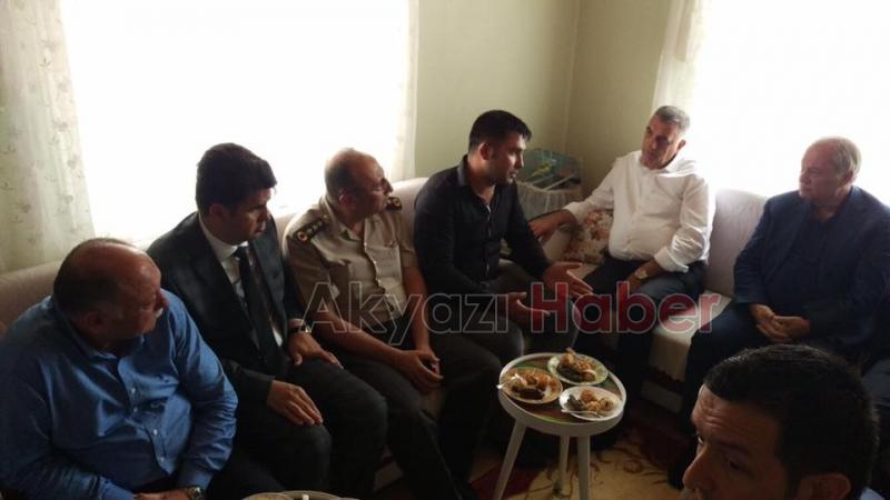  Vali Balkanlıoğlundan 15 Temmuz Gazisine Ziyaret