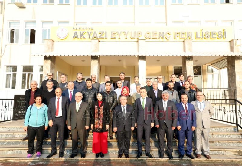 VALİ NAYİRDEN AKYAZI EYYUP GENÇ FEN LİSESİNE ZİYARET