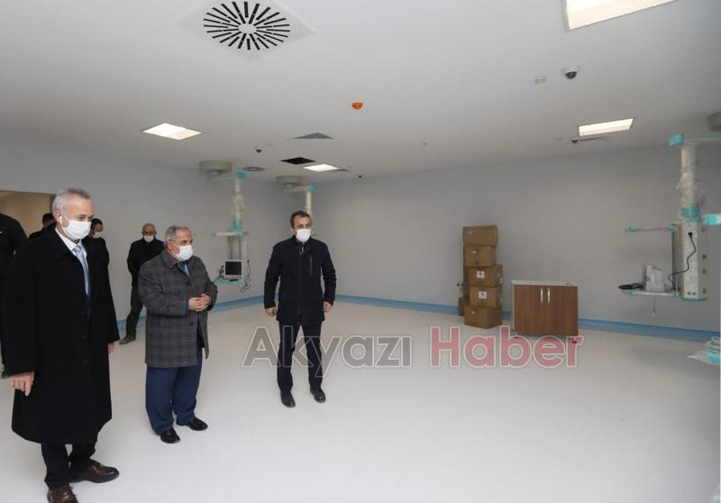 Vali yeni hastaneyi inceledi