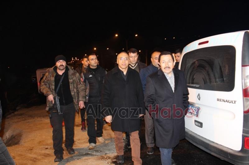 Vali yeni yıla polis ekipleriyle girdi 