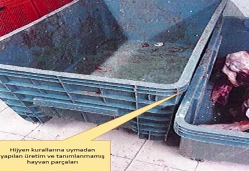 Veremli hayvanın etini yedireceklermiş; Görüntüler şok edici