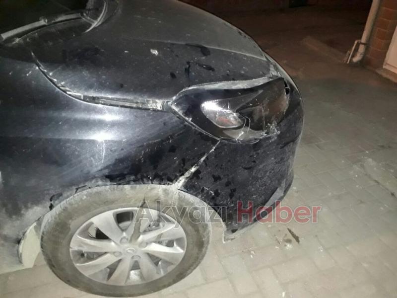 Virajı Alamayınca Minibüse Çarptı