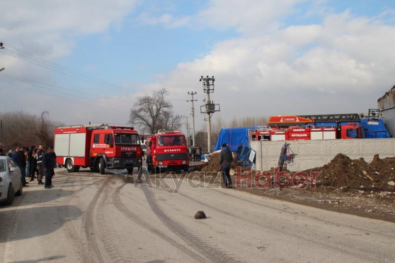 Yağcılar da Depo Yangını