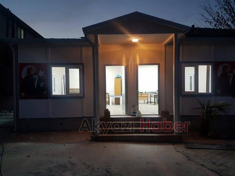 YAĞCILAR İLKÖĞRETİM OKULU EK KONTEYNER SINIFI HİZMETE GİRDİ