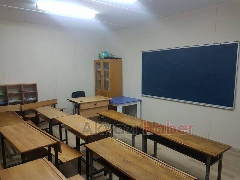 YAĞCILAR İLKÖĞRETİM OKULU EK KONTEYNER SINIFI HİZMETE GİRDİ