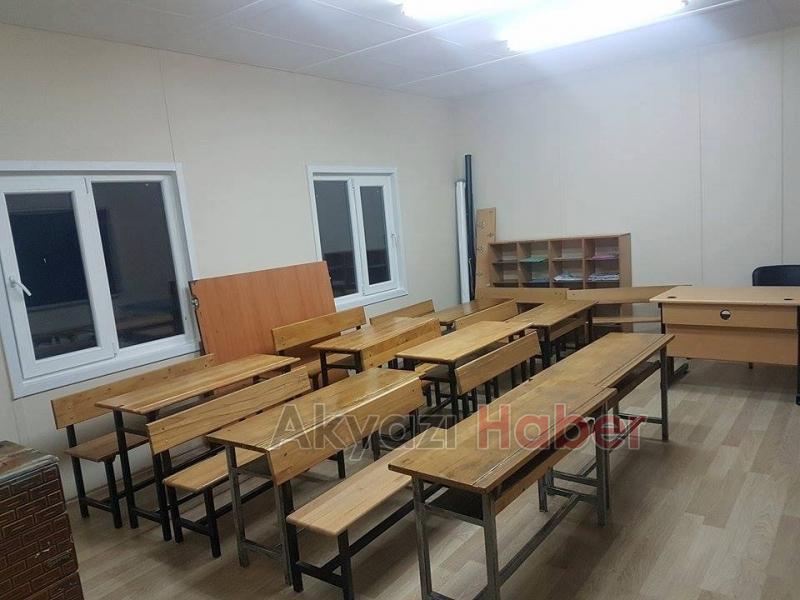 YAĞCILAR İLKÖĞRETİM OKULU EK KONTEYNER SINIFI HİZMETE GİRDİ