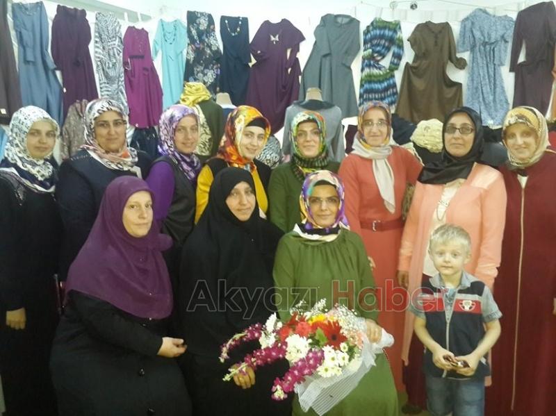 YAĞCILAR MAHALLESİNDE DİKİŞ KURSU SERGİSİ AÇILDI