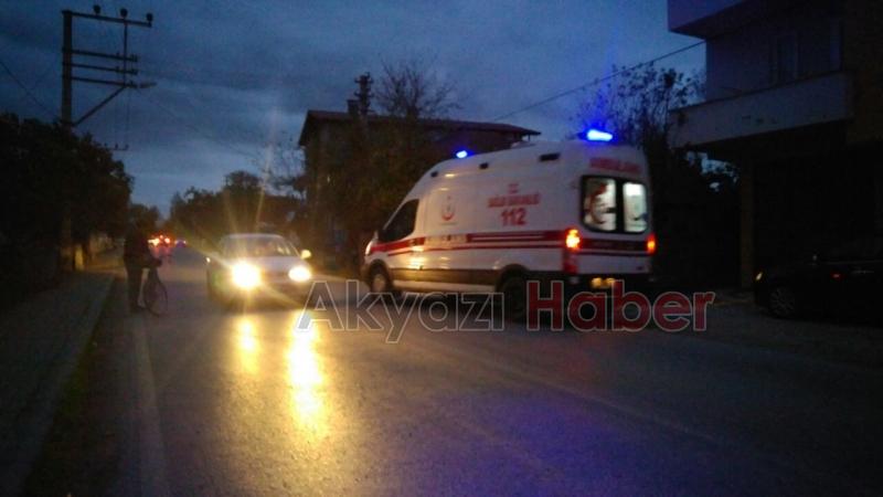 Yağcılar Mahallesinde Kaza