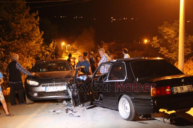 Yağcılar Mahallesinde Trafik Kazası 