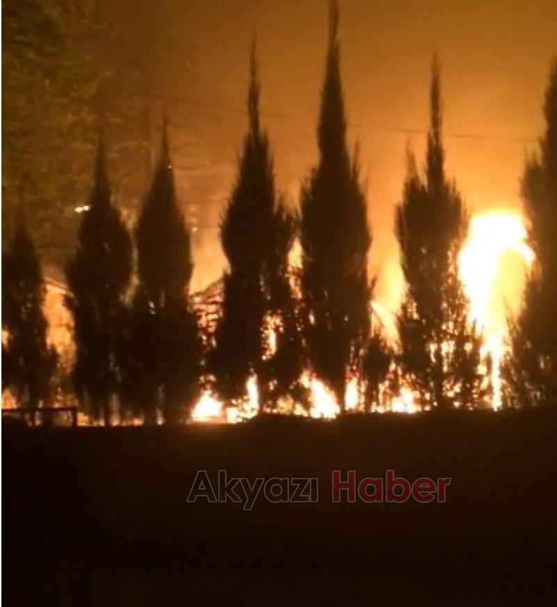 Yahyalı Mahallesi’nde Yangın