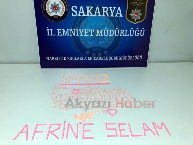 YAKALADIKLARI HAPLARLA AFRİN'E SELAM YOLLADILAR