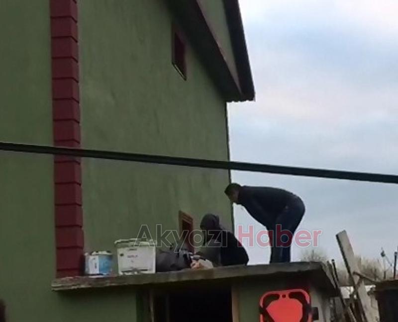 Yalıtım sırasında iskele yıkıldı