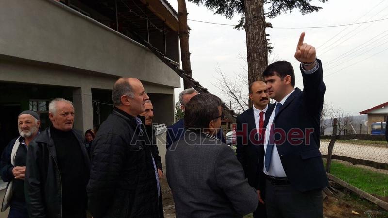 Yanan Eve Giderek Aileyi Ziyaret Ettiler