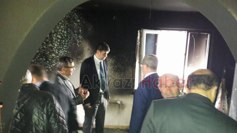 Yanan Eve Giderek Aileyi Ziyaret Ettiler