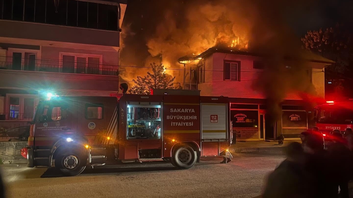 Yangın dehşeti; Ev ve araçlar kül oldu