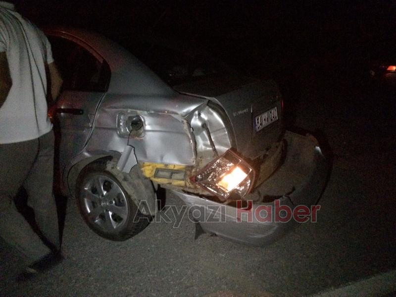 Yangına Giden İtfaiye Otomobille Çarpıştı 