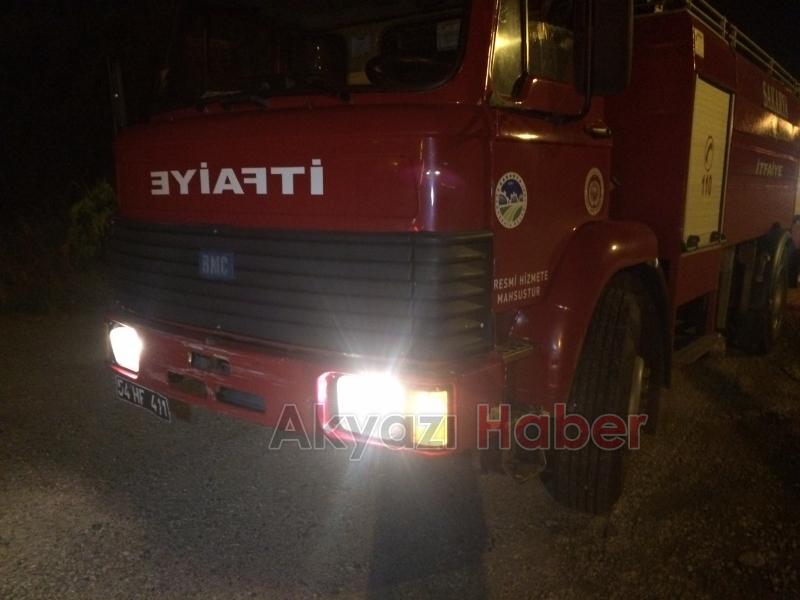 Yangına Giden İtfaiye Otomobille Çarpıştı 