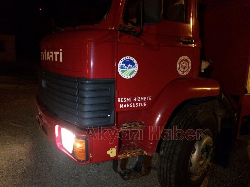 Yangına Giden İtfaiye Otomobille Çarpıştı 