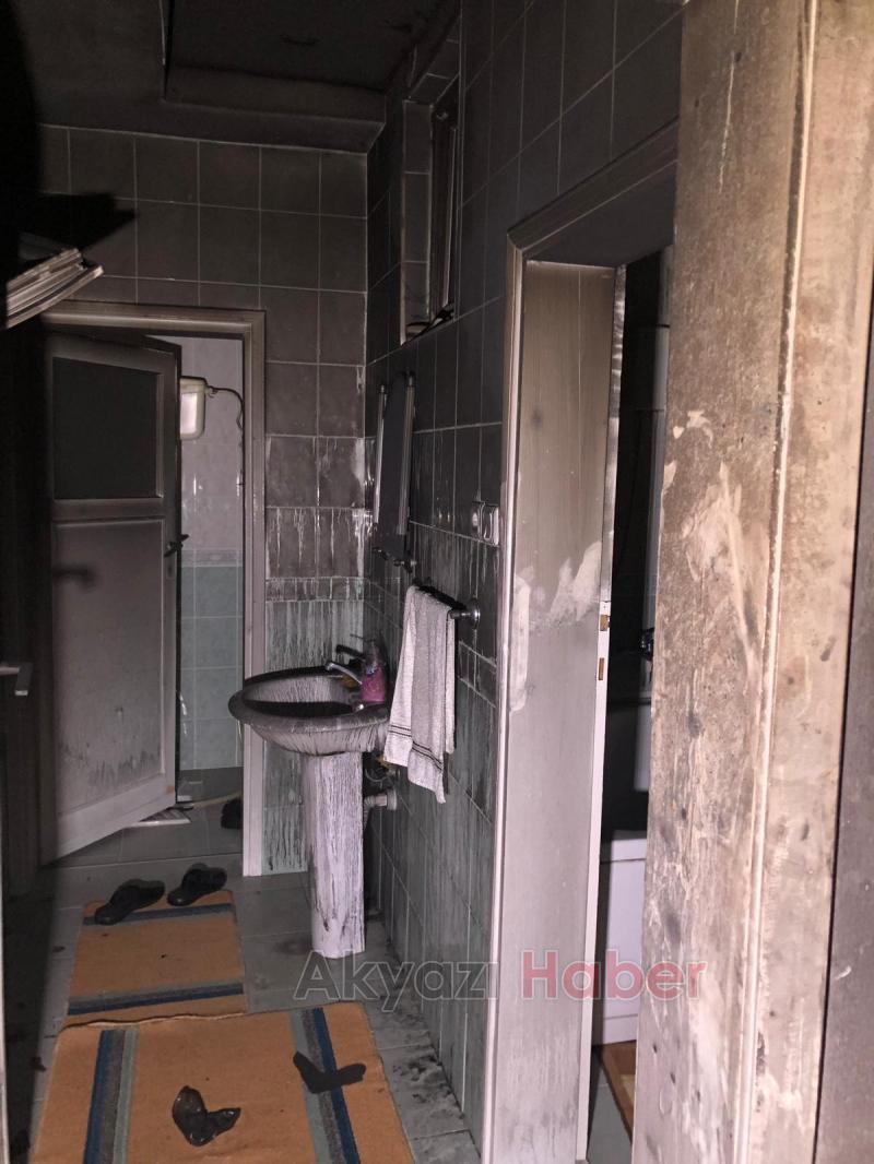 Yangını erken farketmesi faciayı önledi 