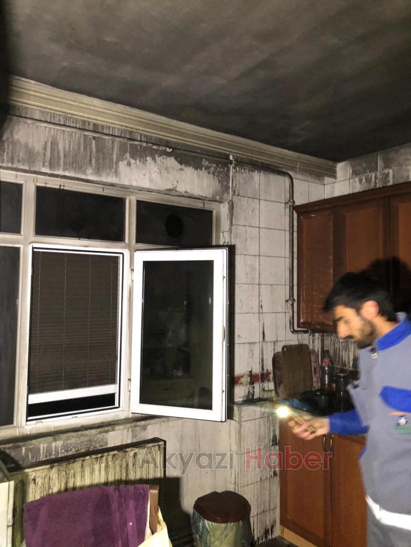 Yangını erken farketmesi faciayı önledi 