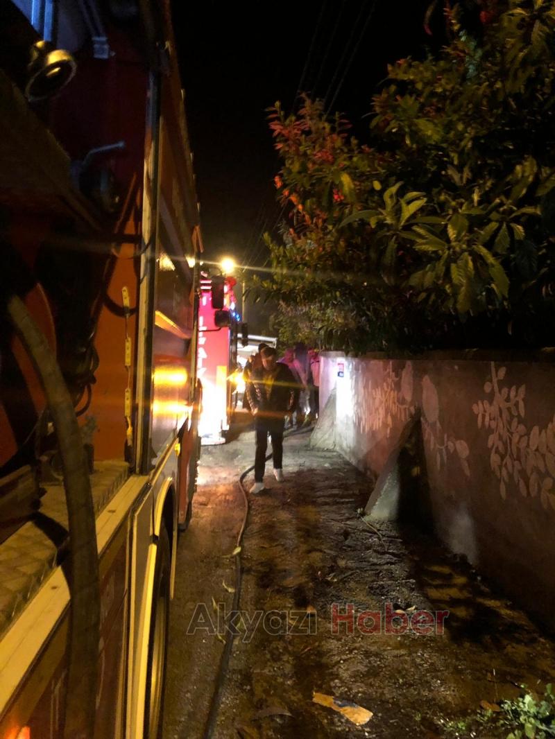 Yangını erken farketmesi faciayı önledi 