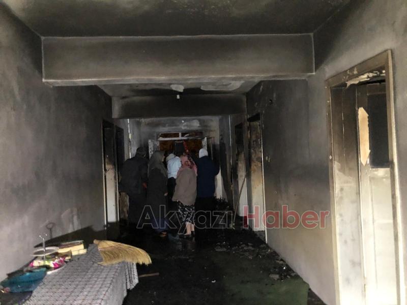 Yangını erken farketmesi faciayı önledi 