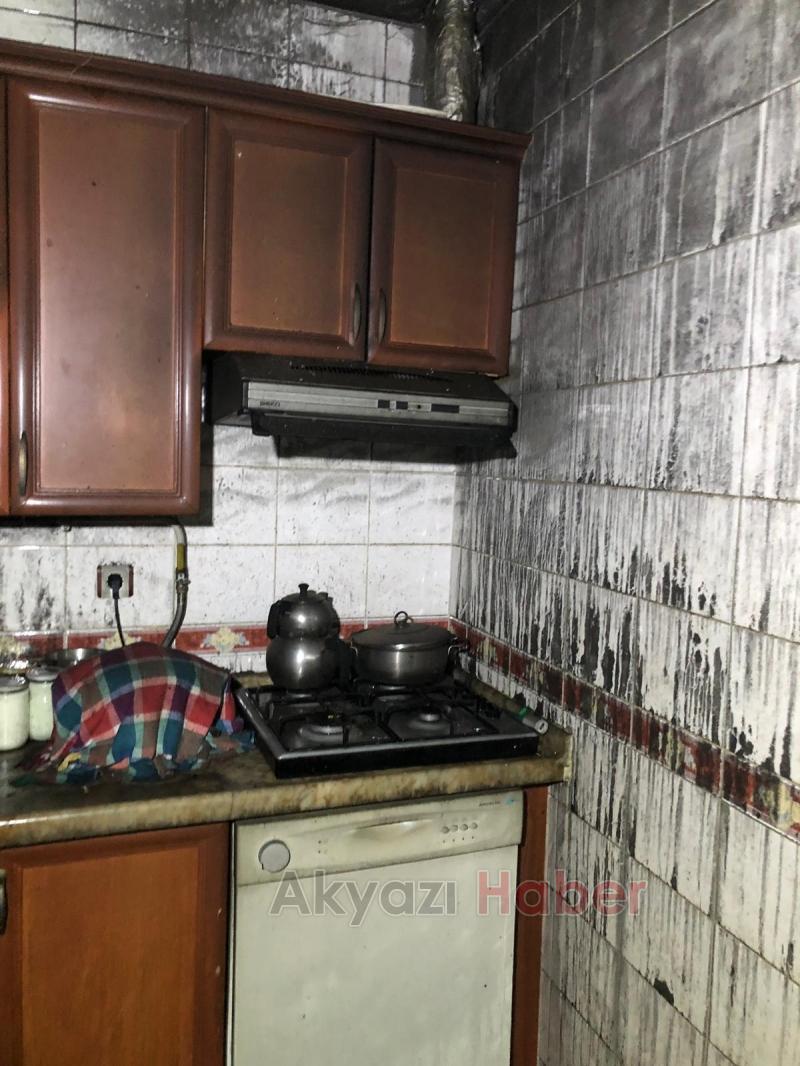 Yangını erken farketmesi faciayı önledi 