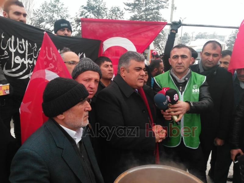 Yardım Tırları Dağıtım Bölgelerine Ulaştı