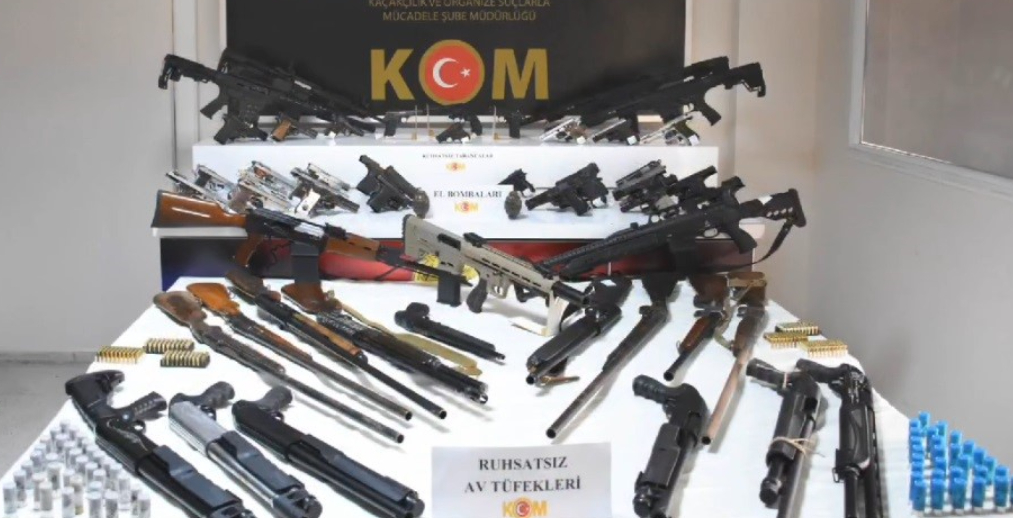 Yasadışı silah satışına 35 ilde operasyon