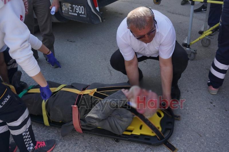  Yaşlı Adam Bisikletten Düşerek Yaralandı